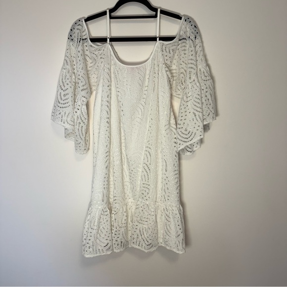 Lilly Pulitzer White Lace Dress Size M - Picture 2 of 7